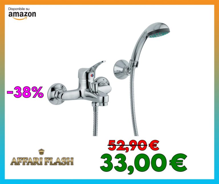 🔧 Ambrosiana SEI14020000 Rubinetto Miscelatore Vasca Esterno, Cromo [#FaiDaTe]