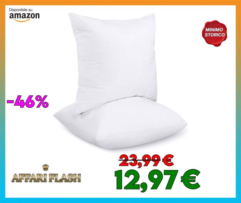 Utopia Bedding Set di 2 Cuscini, 60 x 60 cm Imbottitura per Cuscini, Cuscini Divano, Cuscino Interno (Bianco)