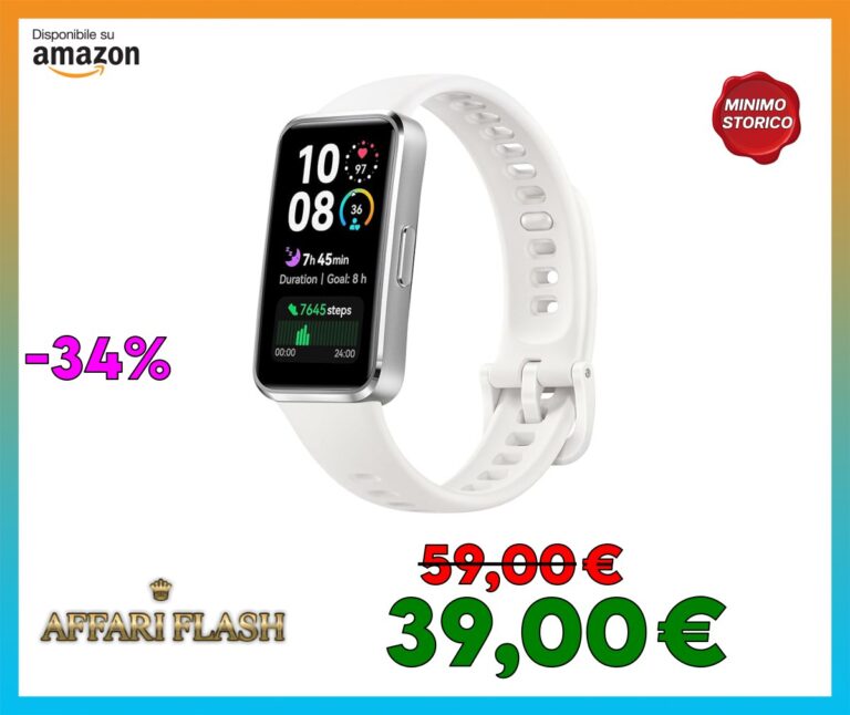 ️ HUAWEI Band 10 Smartwatch, Monitoraggio del Fitness Tramite AI, Analisi Avanzata del Sonno, Variabilità della Frequenza Cardiaca Media Durante il Sonno, 14 Giorni, Lega dall