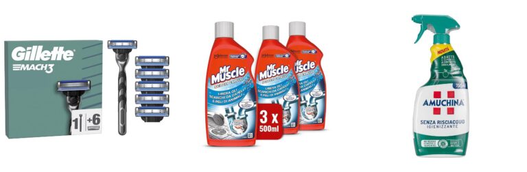 Gillette Mach3 Regolabarba Uomo, Lame Rasoio a Mano Libera