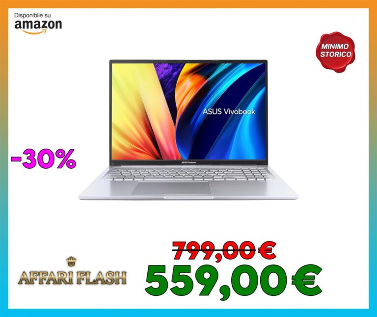 ASUS Vivobook 16X F1605ZA#B086ZSRNXR, Notebook con Monitor da 16″ WUXGA 16