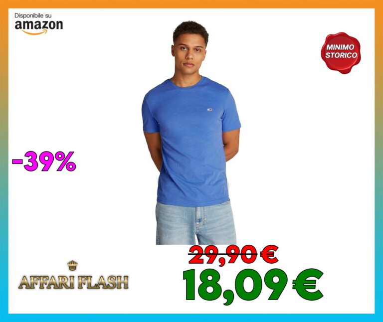 Tommy Jeans Maglietta a Maniche Corte Uomo