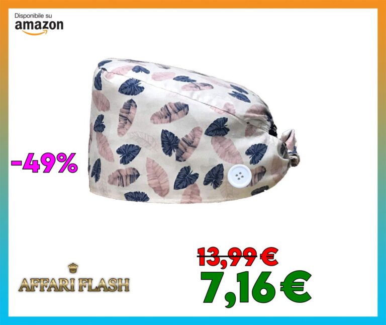 ️ crazy bean Turbante Cappello Cotone con Fascia Elastico Annodato Berretto Cappelli Multicolour Stampa Bandana Cappellini Donna Capelli Lunghi Colori Colorati Taglia Unica