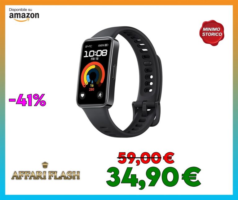 ️ HUAWEI Band 9, Monitoraggio del sonno, Durata della batteria fino a due settimane,Luminosità automatica, 100 diverse modalità di allename, iOS e Android, Garanzia estesa di 6 mesi