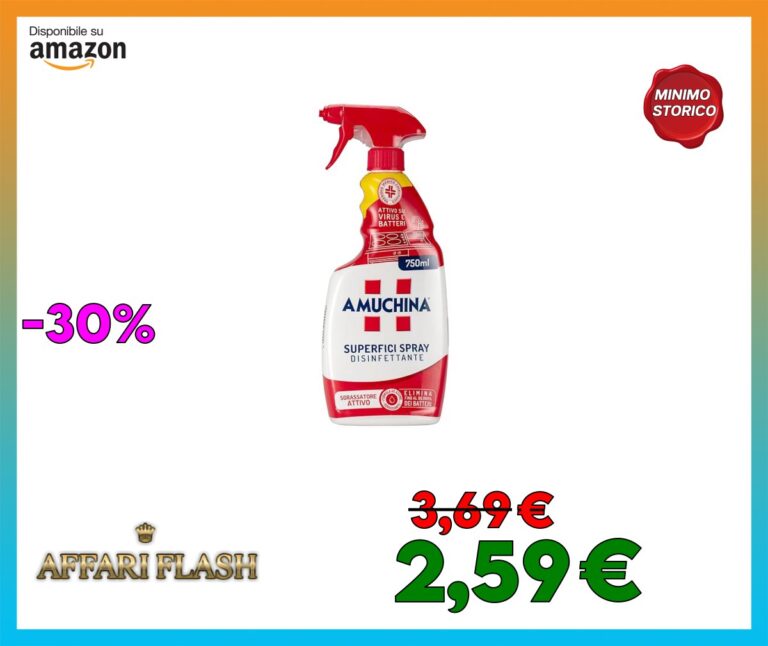Amuchina Superfici Spray Disinfettante, 750 ml