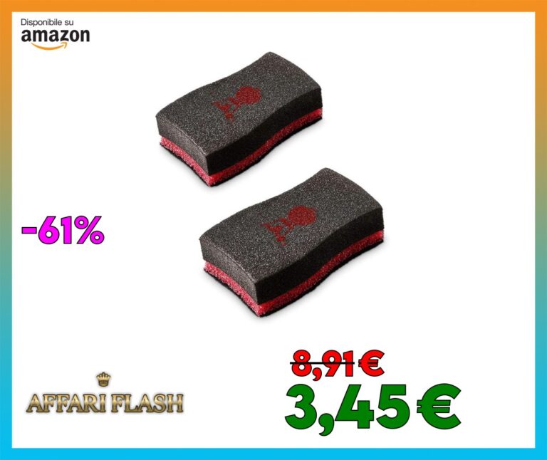 Weber Spugna per Pulizia, Set da 2, con Due Lati per Superfici Diverse (Rugoso/Grezzo & Liscio), Elevata Potenza di Pulizia, Adatta per Tutti i Grill