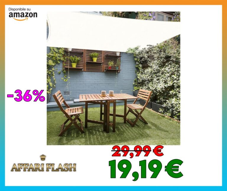 HAIKUS Tenda Vela Ombreggiante Rettangolare 2×3 m Traspirante, Telo Parasole 3×2 m, Tenda da Sole per Esterno, Giardino, Terrazzo, Balcone, Bianca
