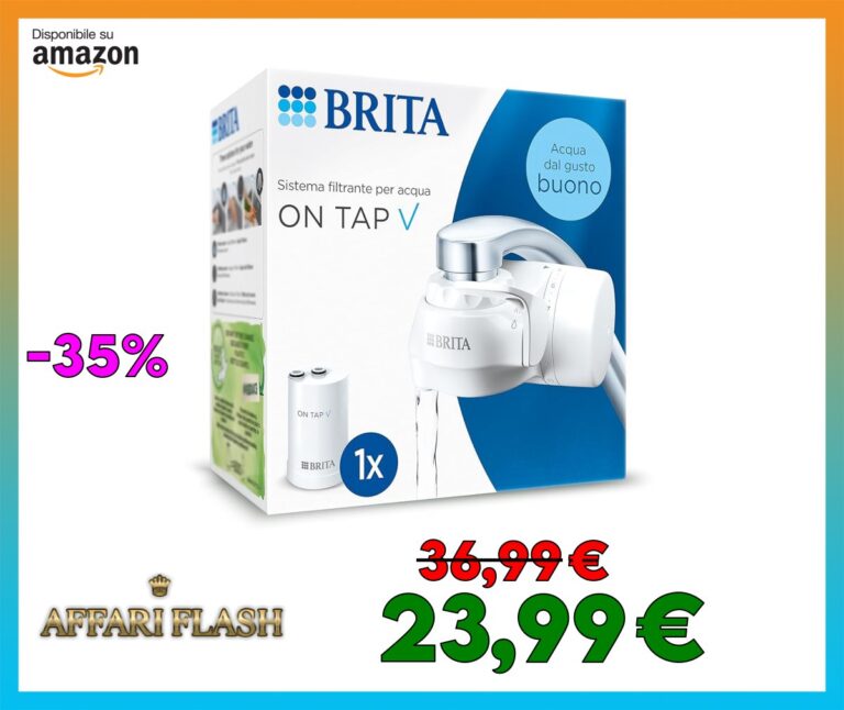 BRITA ON TAP V incl. 1 x filtro acqua rubinetto V (4 mesi)