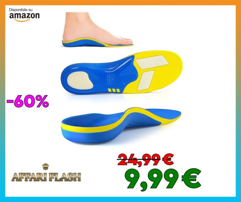 ️ Solette Ortopediche Plantari per fascite plantare