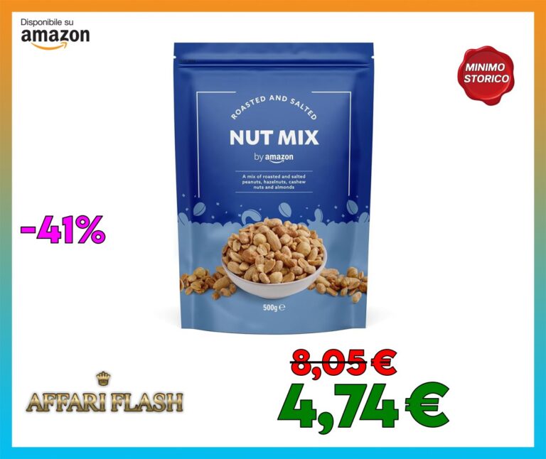 By Amazon Mix di frutta a guscio tostata e salata, 500g