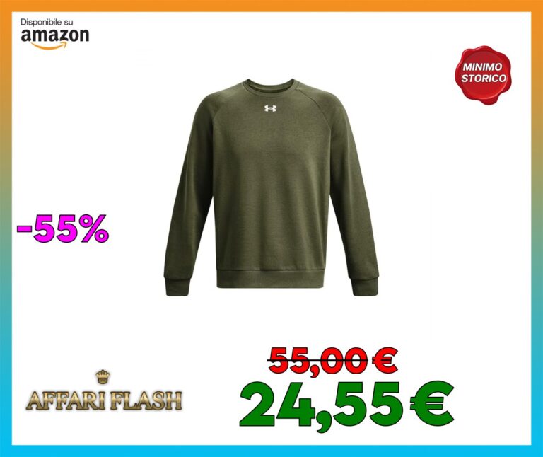 Under Armour UA Rival Fleece Crew Felpa Uomo
