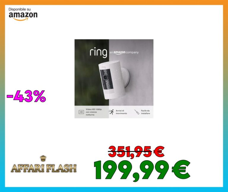 ️ Ring Videocamera esterna a batteria 4 pezzi (Stick Up Cam) + Videocamera interna (Indoor Cam 2a gen.) | Telecamere di sicurezza wifi HD con audio bidirezionale | Ring Home