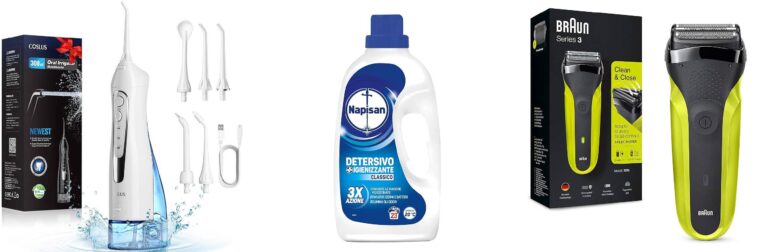 COSLUS Idropulsore Dentale Portatile Senza Fili, 300 ML Irrigatore Idropulsore Ricaricabile 1 file 1100.jpg