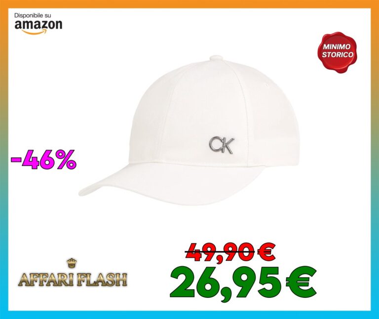 ️ Calvin Klein Cappellino Uomo Cappellino da Baseball