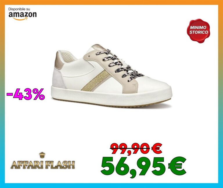 Geox D Blomiee C, Scarpe da Ginnastica Donna, 36 EU