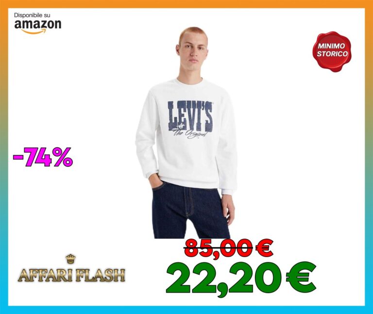 Levi’s Standard Graphic Crew Felpa Uomo