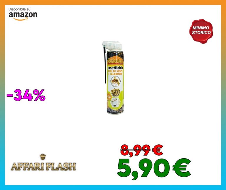 Insetticida Nidi di Vespe e Calabroni con Getto di precisione ml.400 Sandokan