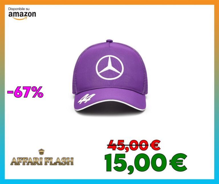 ️ Mercedes AMG Petronas F1 2024 Lewis Hamilton Cappello da Camionista