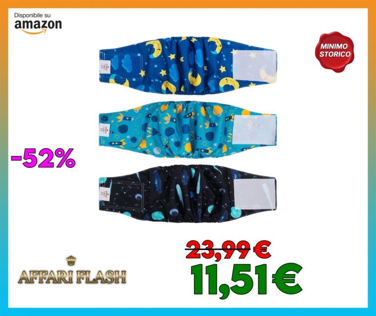 CuteBone Pannolini per Cani Maschi Fasce per Pancia, Confezione da 3 per Cani Maschi Avvolge, Pantaloni Lavabili per Cani DM11S