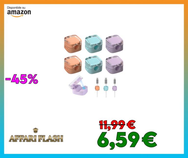 6PCS Clip Magnetiche per Cavi, Organizer Autoadesivi per Gestione Cavi, Organizer Magnetico per Cavi, per Cavi USB, HDMI e di Alimentazione, per Scrivania, Casa e Ufficio (Blu, Viola e Arancione)