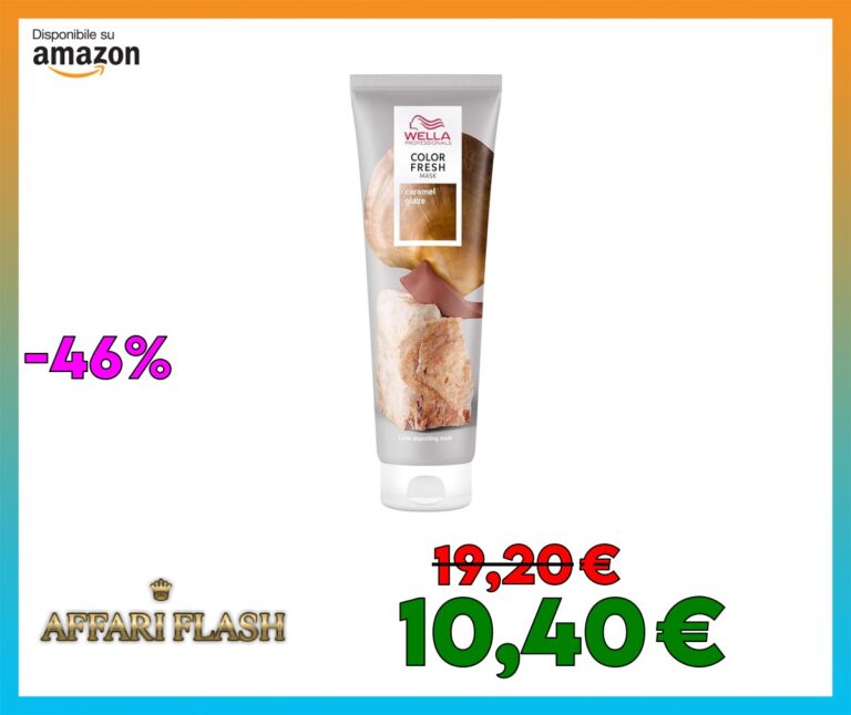 Wella Professionals COLOR FRESH MASK Caramel Glaze | Maschera Colorata Capelli, Tintura Semipermanente | Trattamento Rinfrescante Colore Temporaneo | Per Tutti i Tipi di Capelli, 150ml