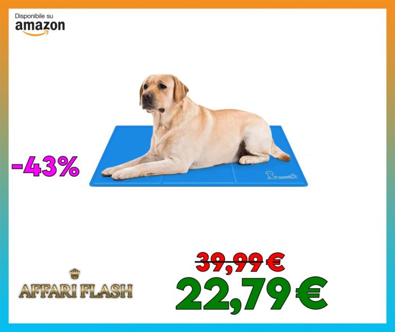 Pecute Tappetino Raffreddamento Cane Gatto 90x50cm