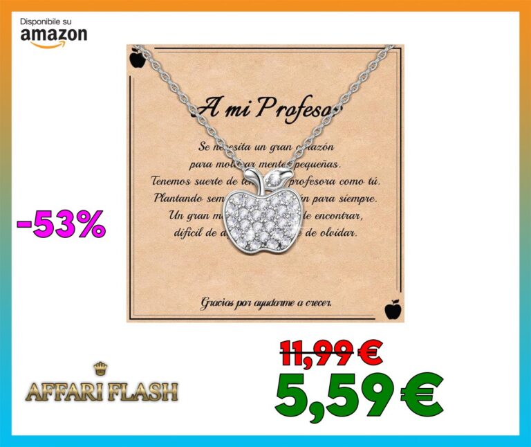CheersLife Insegnante Regalo Insegnante Regalo di Laurea Grazie Insegnante Collana es