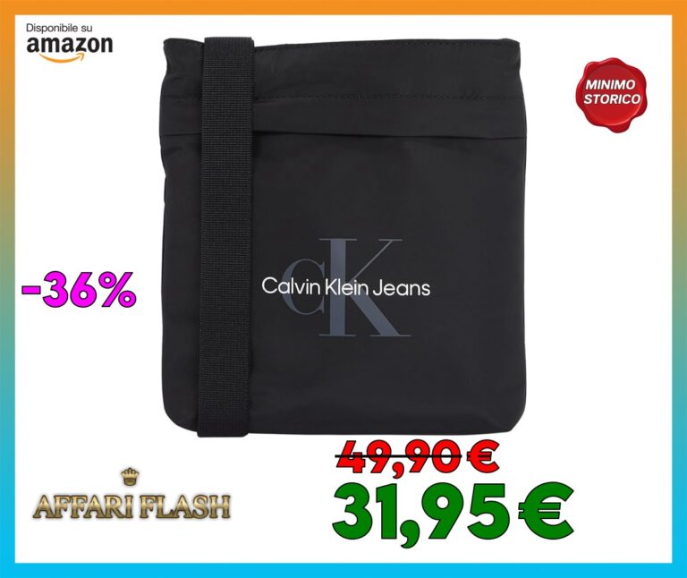 Calvin Klein Sport Essentials Flatpack 18 Lv04g3030g, Crossover Uomo, Taglia Unica