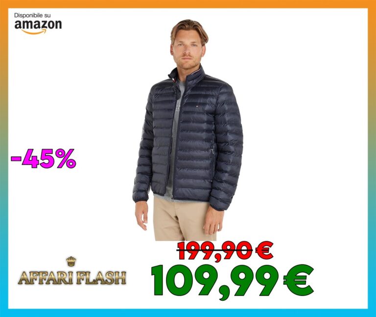 Tommy Hilfiger Packable Recycled Jacket Mw0mw18763 Giacche in tessuto Uomo