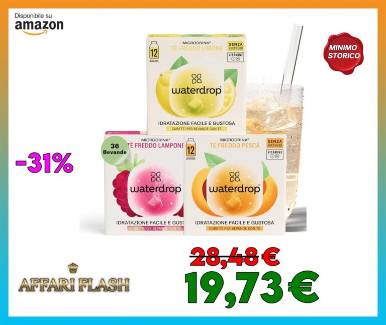 waterdrop® Tè Freddo Zero, Te LIMONE