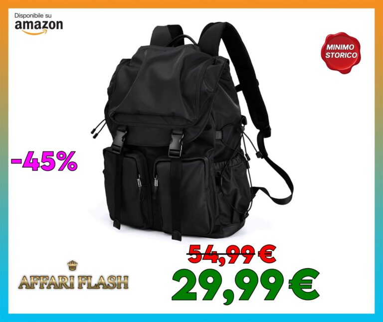 BJIAX Zaino Uomo Zaino per PC Portatile, 15,6 Pollici Zaino Porta PC Zaino da lavoro, 30 litri Impermeabile Zaino per Laptop, Notebook, Viaggio Ufficio università, Regalo Uomo & Donna