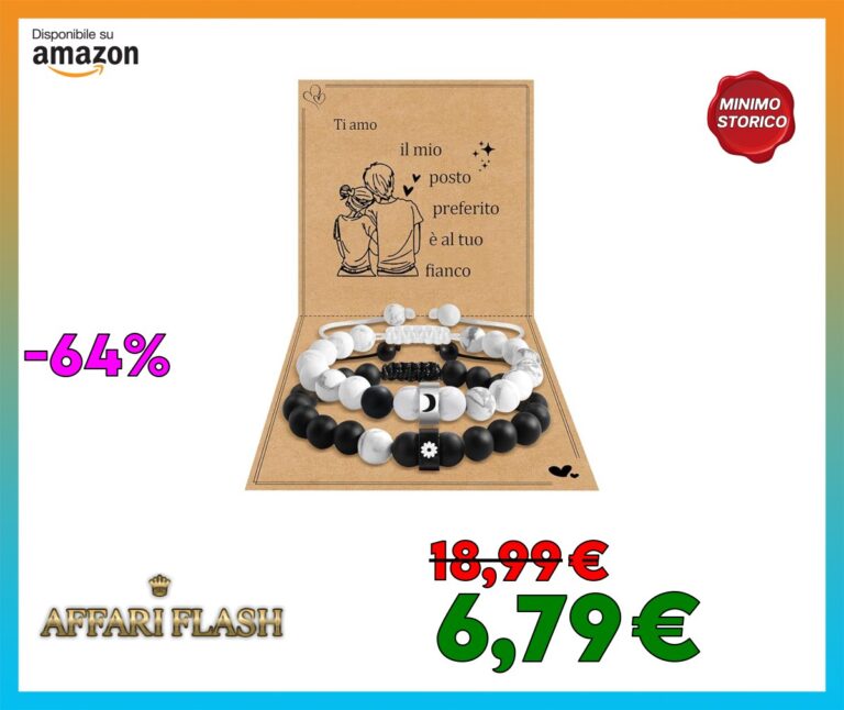BOCHOI 2 Articoli Ti Amo Bracciale Regali Di Coppia Regalo Anniversario Per Lui Abbinato Per Fidanzato Fidanzata Il Mio Amore Anima Gemella Gioielli