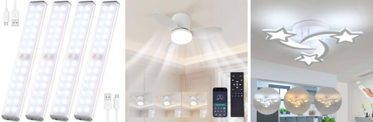 luci led cucina, 28 LED Luce per Armadio strisce led USBC Sensore Di Movimento Per Interni