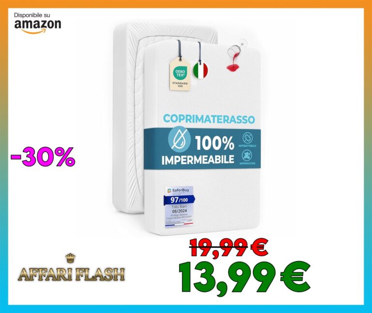 Coprimaterasso Culla 60×120 Impermeabile Antiacaro e Ipoallergenico Dreamzie