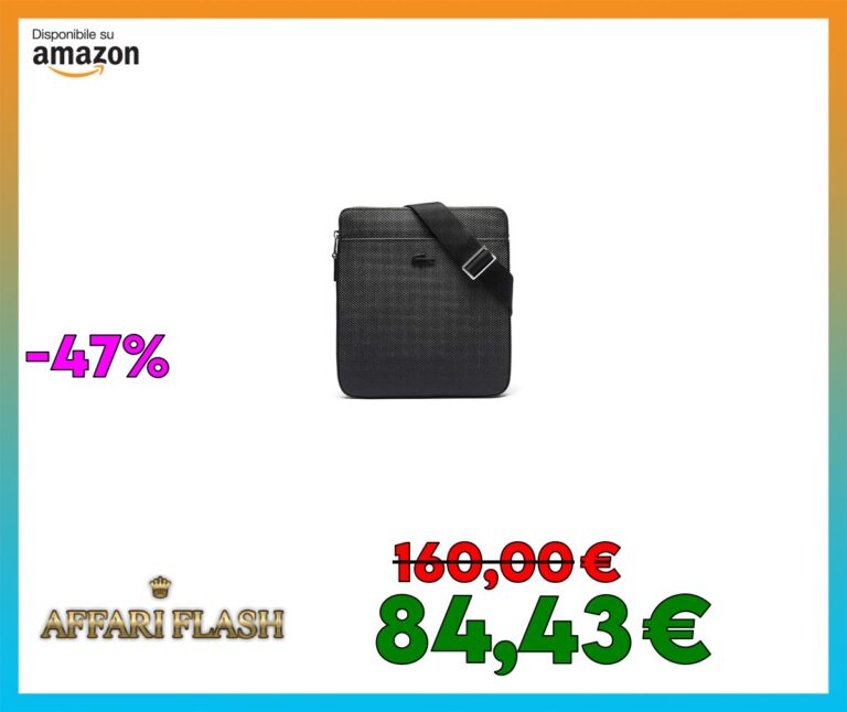 Lacoste uomo Chantaco Borsa porta spalla, Taglia unica