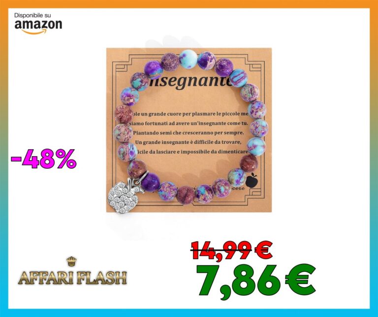 BOCHOI Bracciale Insegnanti Regali per gli Maestra della Scuola Bracciale Insegnanti Festa degli Insegnanti Regalo Maestra Fine Anno Premi di Fine Anno