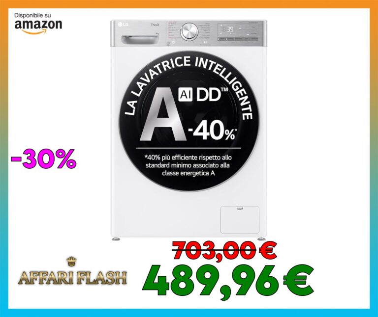 LG AI DD F4R9009TPWC Lavatrice Classe A