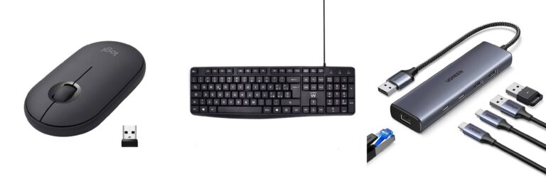 Logitech Pebble Mouse wireless con Bluetooth o ricevitore da 2,4 GHz, mouse sottile per computer con clic silenziosi