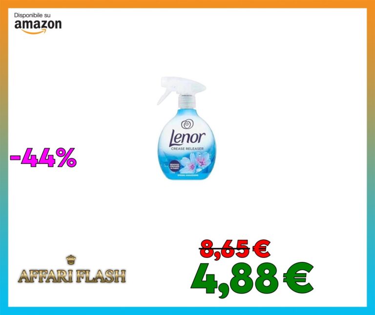 LENOR CREASE RELEASER 500 ML TRIGGER IMPORT PROFUMA E RIMUOVE LE PIEGHE DAI TESSUTI SPRING AWAKENING RISVEGLIO PRIMAVERILE