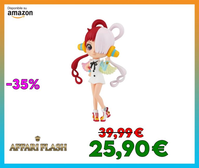 Banpresto BP88607P Q Posket Uta Figura, One Piece Film Red, 14 cm, Multicolore