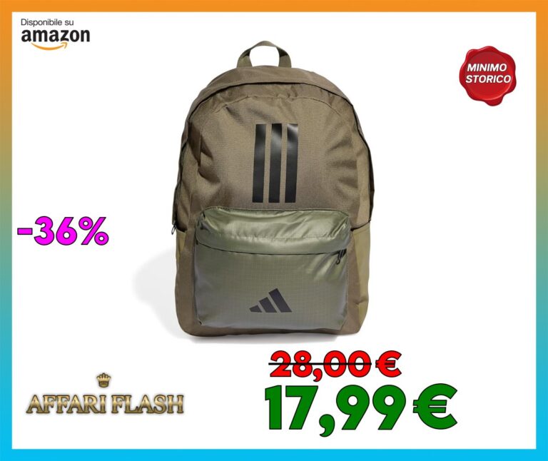adidas Classic Three Stripes Backpack Back To School Zaino Unisex