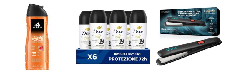 Adidas, Team Force Gel Doccia Bagnoschiuma 3 in 1 per Corpo