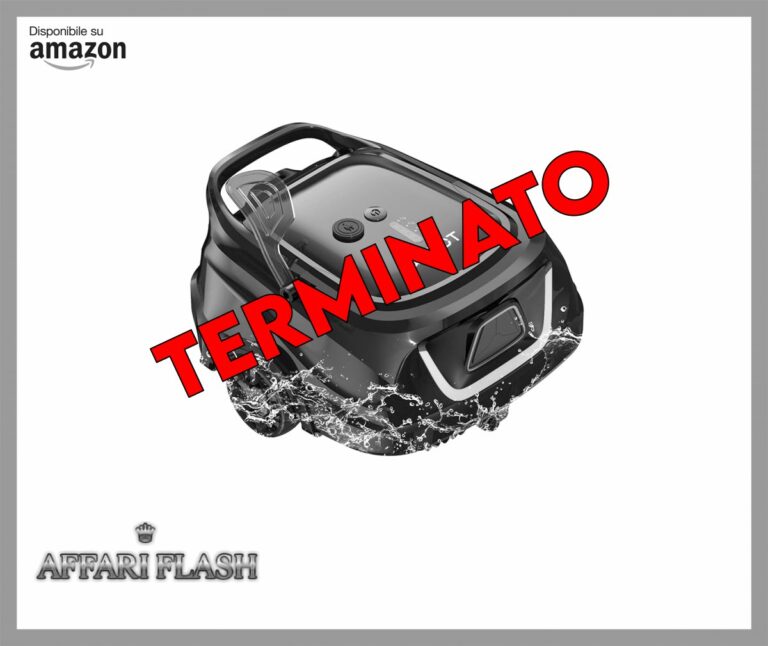 WYBOT A1 Robot Piscina Fuori Terra Intelligente, 120 Minuti Autonomia, Sistema Doppia Turbina, 100㎡ per Famiglie, Esperto Pulizia Fondo Piscina 2025 (Versione Eco)