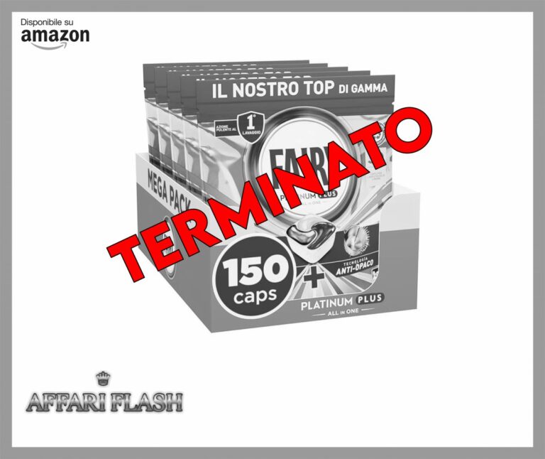 Fairy Platinum Plus Pastiglie Lavastoviglie, 150 Capsule, Limone, Detersivo Con Tecnologia Anti