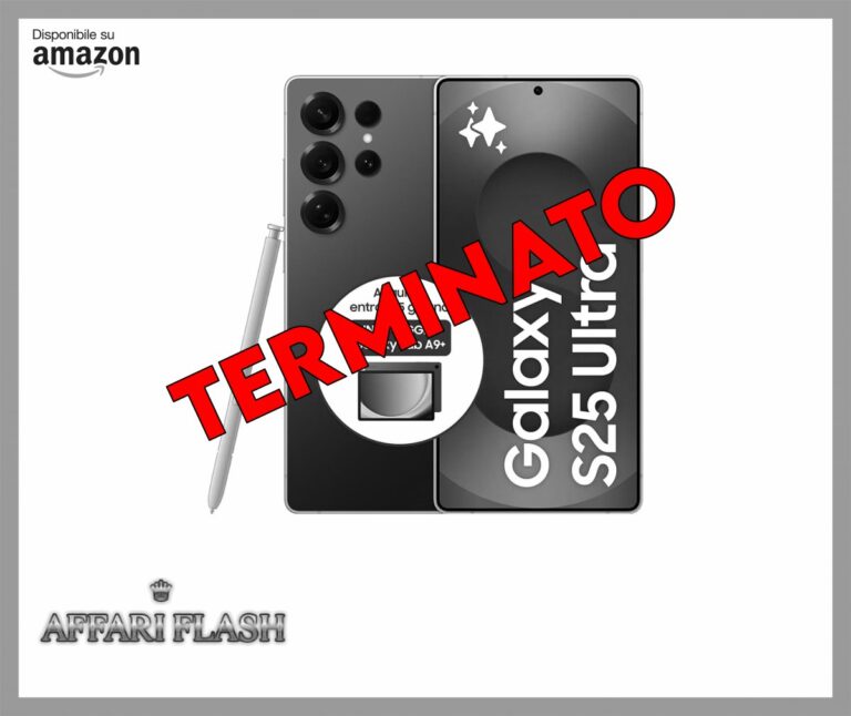 Samsung Galaxy S25 Ultra Smartphone AI, 3 anni di Garanzia del produttore, Display 6.9” QHD+ Dynamic AMOLED 2X, Fotocamera 200MP, RAM 12GB, 256GB, 5.000 mAh, Titanium Black [Versione italiana]