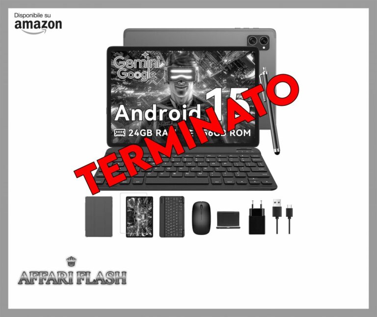 TABWEE T20 Tablet Android 15 con Tastiera