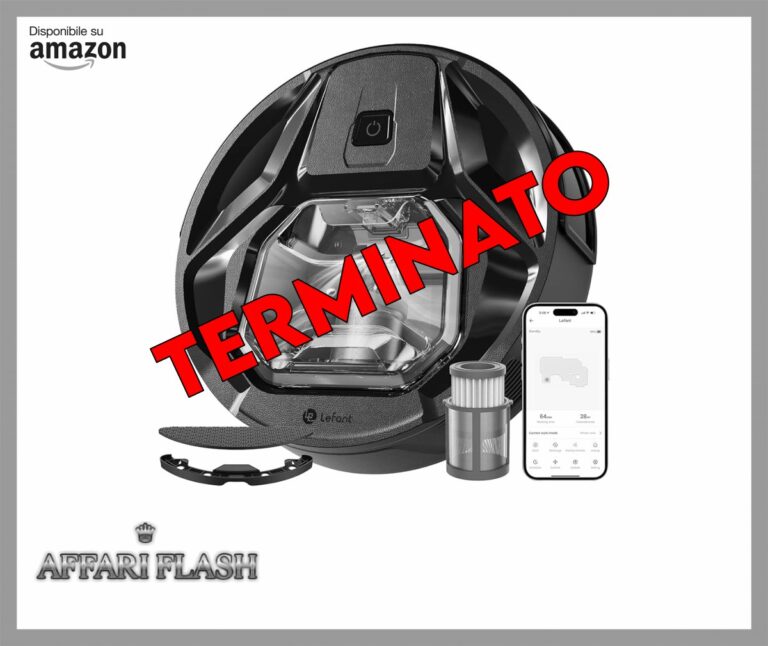 LEFANT M320 Robot Aspirapolvere,Forte Aspirazione da 6000Pa,Autonomia 210 Minuti,Autoricarica,Pattumiera Visibile da 800ML,Ideale per Peli di Animali Domestici,Nero