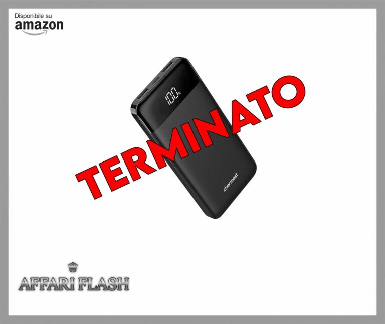 Power Bank 10400mAh,Charmast sottile e leggero Caricabatterie Portatile con LED Display USB C power bank da 5V/3A per iPhone Huawei Xiaomi Smartphone
