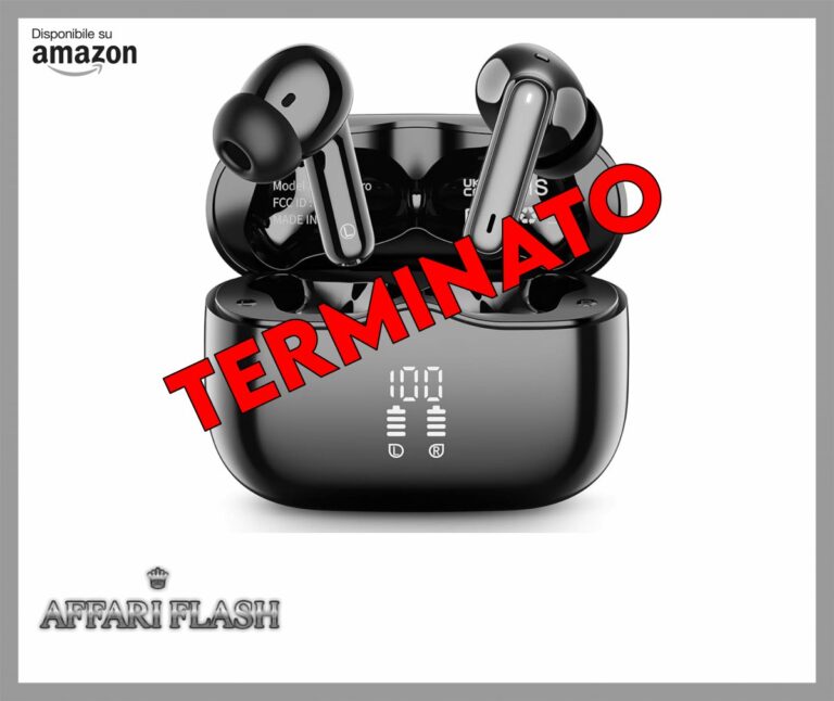 Cuffie Bluetooth 5.4 In Ear, 2025 Auricolari Bluetooth Stereo HiFi con 4 ENC Mic Cancellazione Rumore, 40 Ore Cuffie Wireless LED Display, IP7 Impermeabili Cuffiette Sport, Cuffie Senza Fili USB