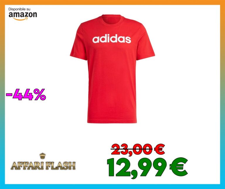 adidas Essentials Single Jersey Linear Embroidered Logo Short Sleeve T